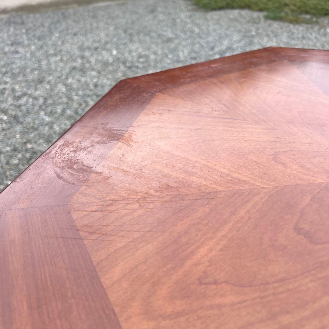 アンティーク 家具 サイドテーブル 八角形 コーヒーテーブル 希少 スタッズ