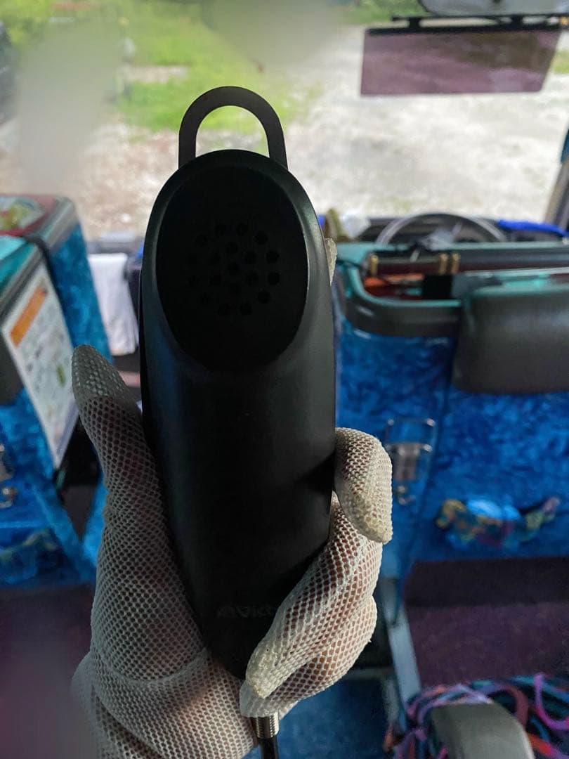 バスガイド乗務用車内マイク　Victor BS-260 レトロ