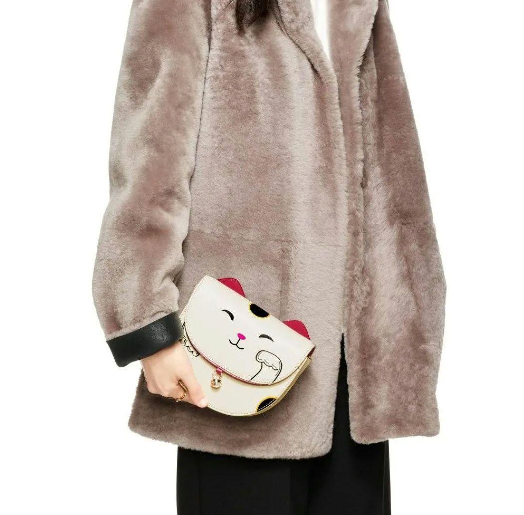 レア　kate spade　招き猫　ショルダーバッグ　希少
