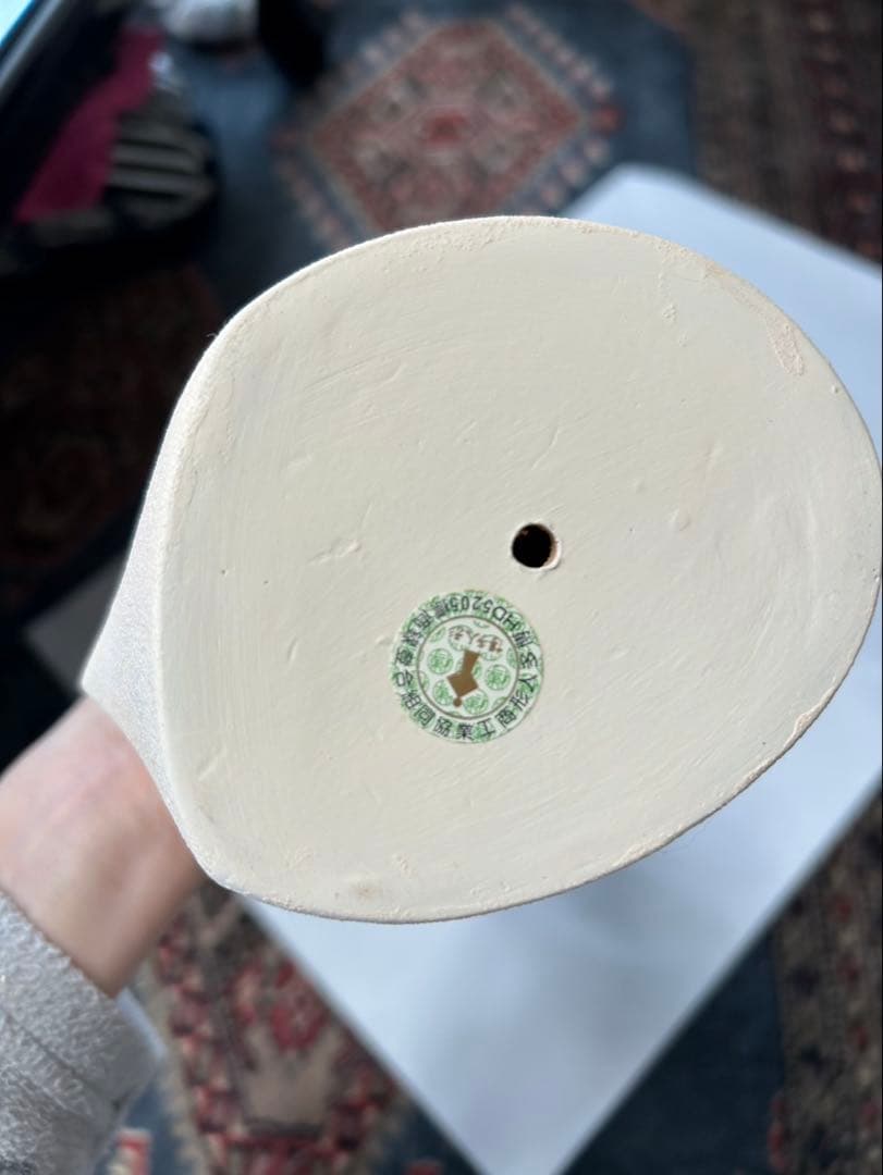 博多人形　宗田源造作　「野菊」