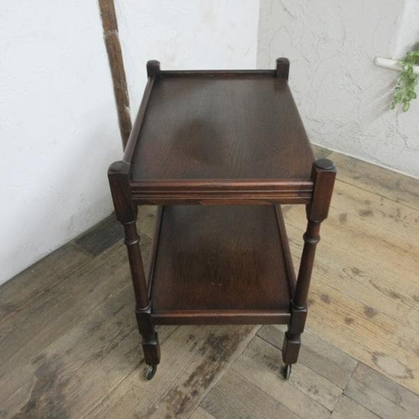 訳あり イギリス アンティーク 家具 キッチンワゴン トロリー 英国 6892d