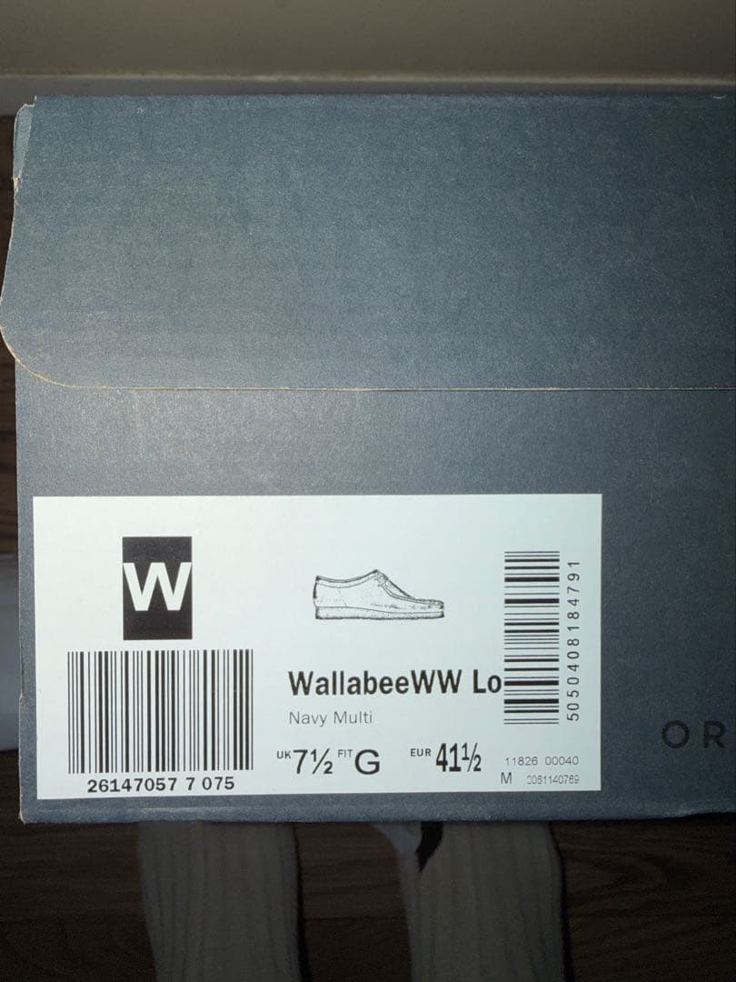 CLARKS WALLABEE Wu Tang Clan ネイビーウータンクラン