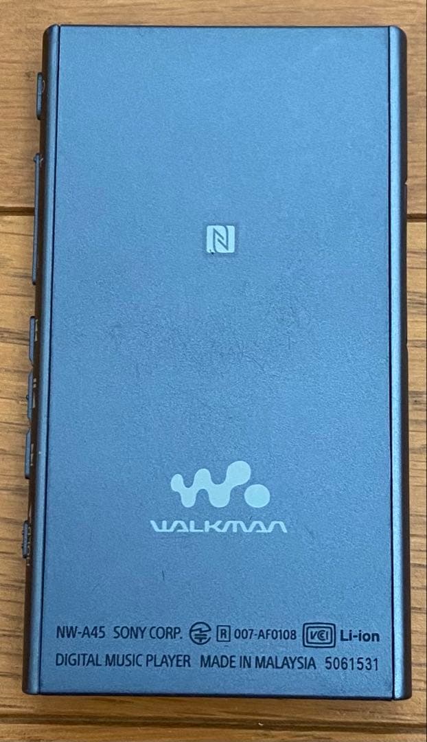 ソニー ウォークマン NW-A45 16GB ブルー（イヤホン付）