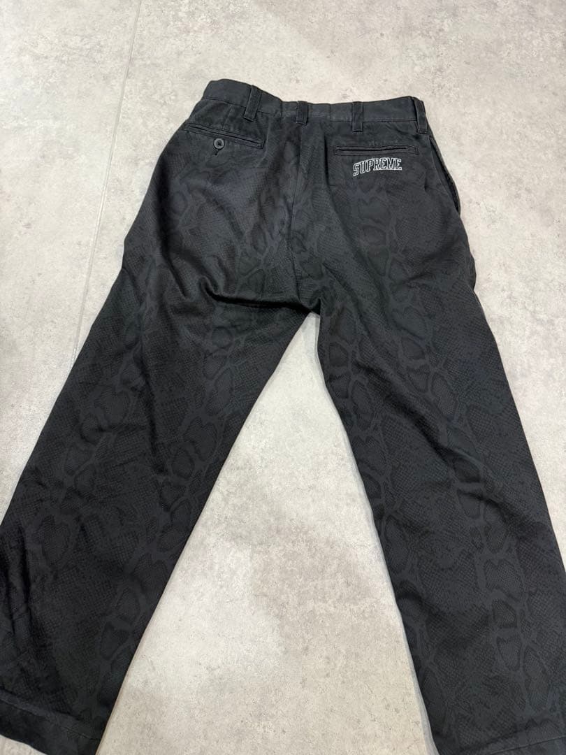 パンツ Supreme Snake Print Chino Pant w30