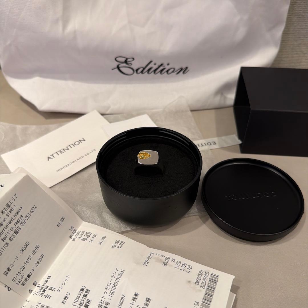 TOM WOOD MIned Ring Large Diamond サイズ60