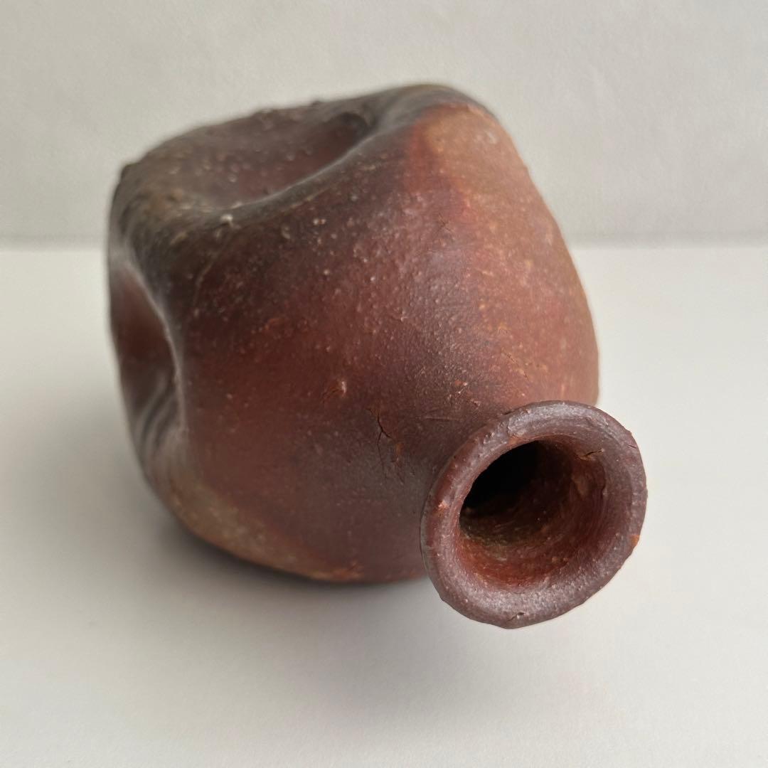 原田拾六  備前 酒器 徳利 共箱 直しあり