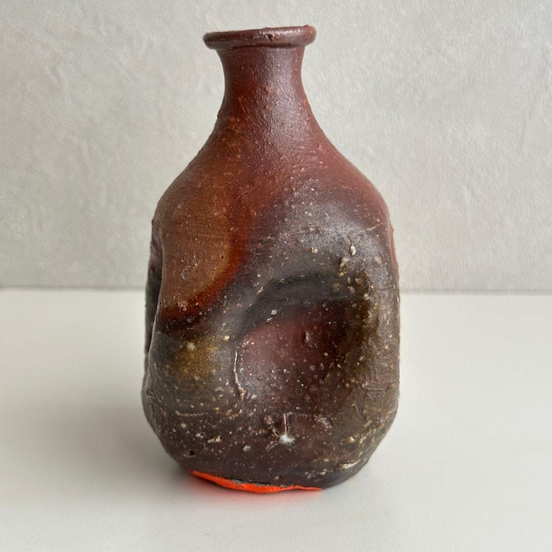 原田拾六  備前 酒器 徳利 共箱 直しあり