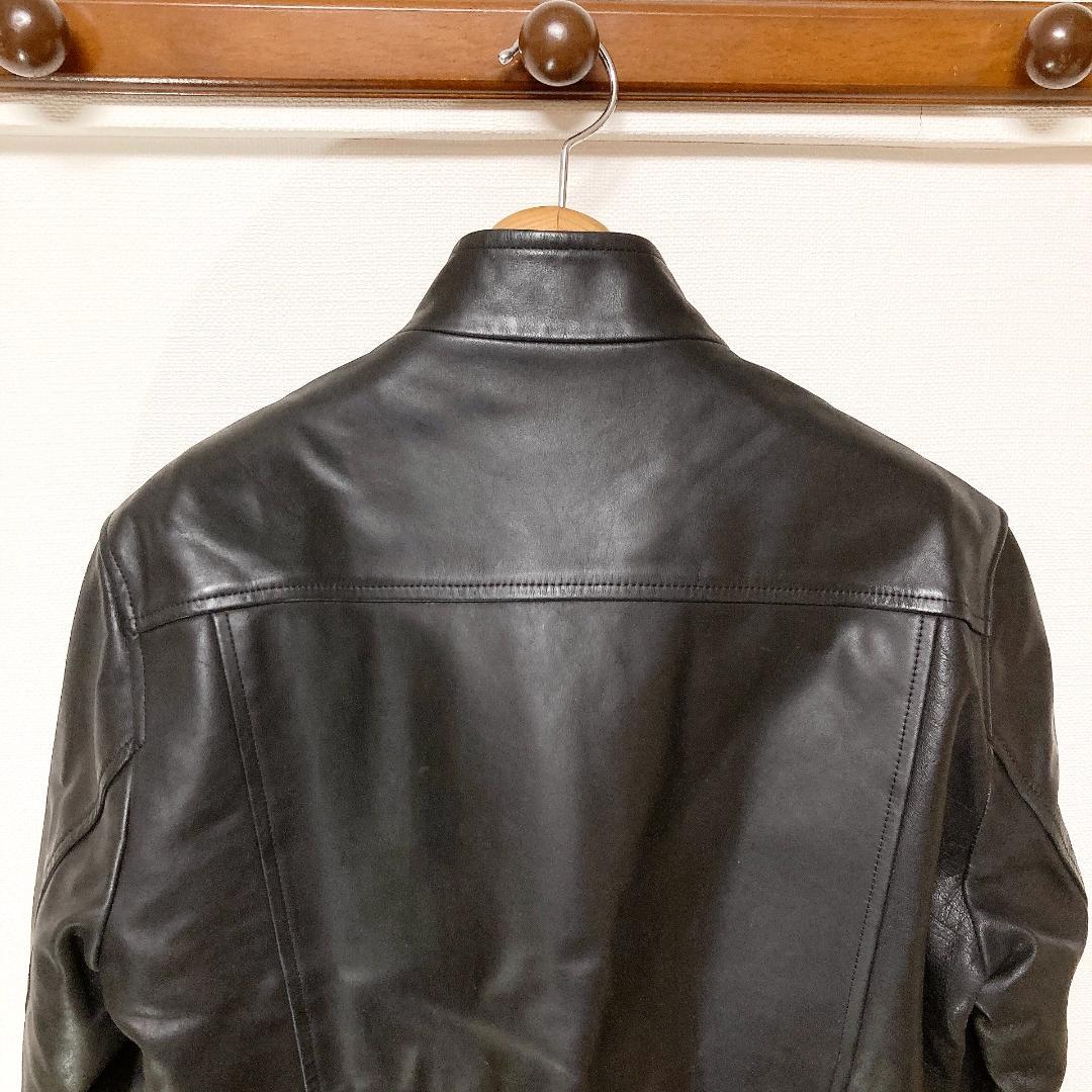 PS PAUL SMITH ライダースジャケット 馬革 ブラック L