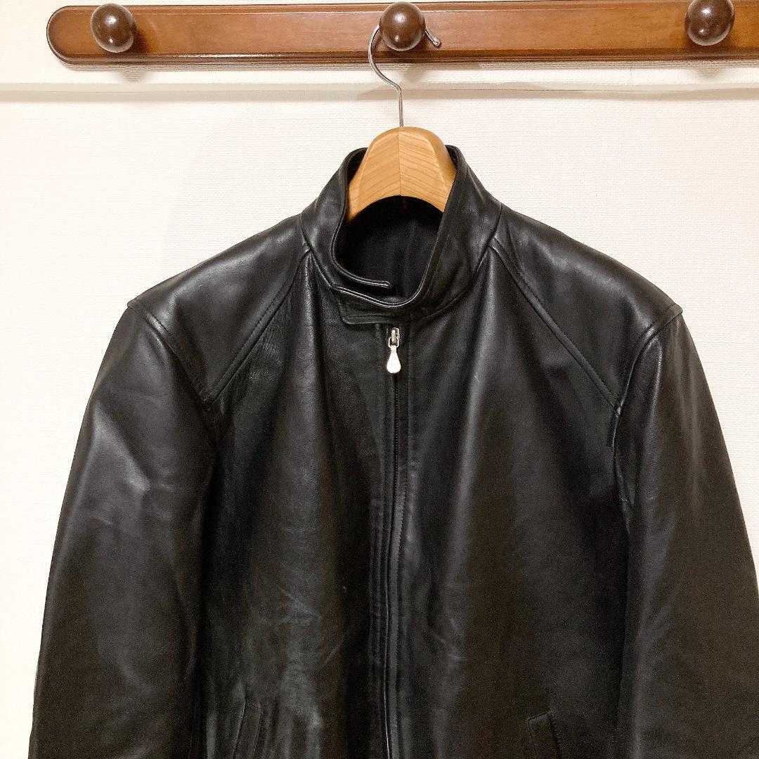 PS PAUL SMITH ライダースジャケット 馬革 ブラック L