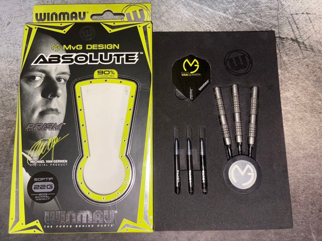 Winmau MVG Absolute ソフト&スティールセット