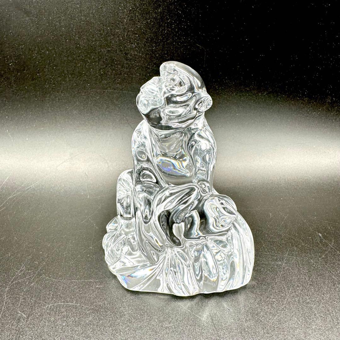 Baccarat バカラ 干支オーナメント 申 猿 美品