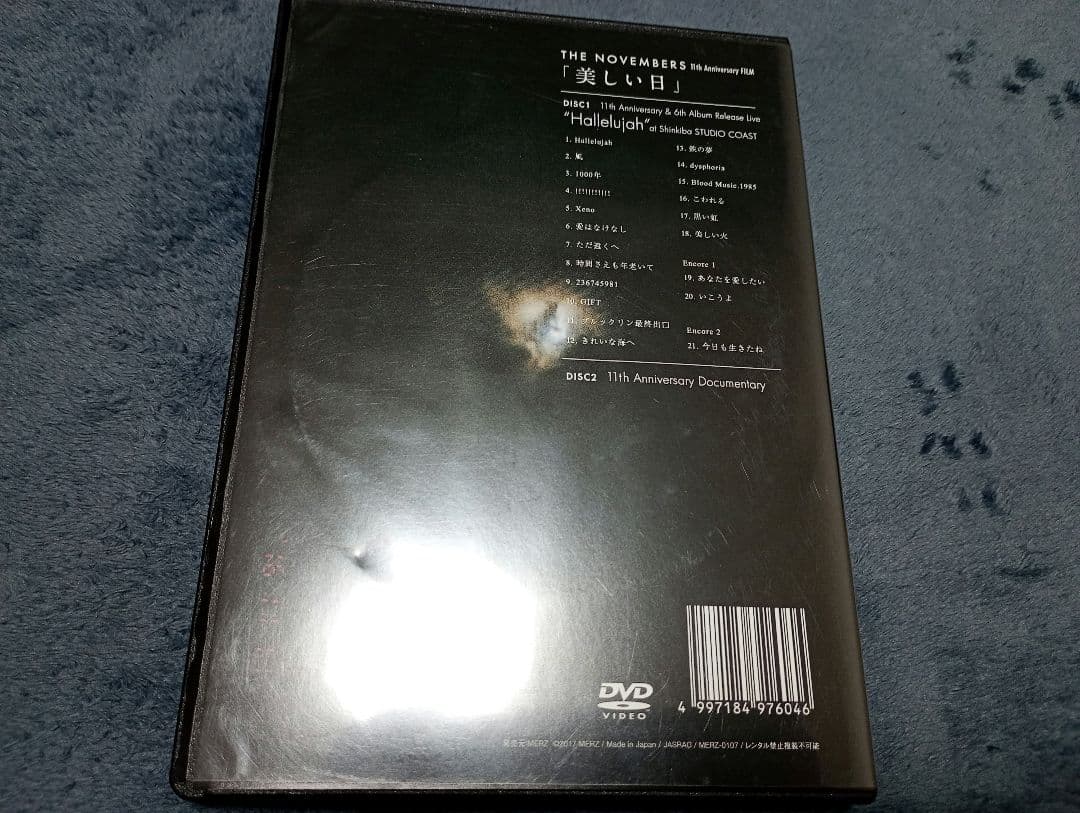 2DVD THE NOVEMBERS 11th Anniversary 美しい日