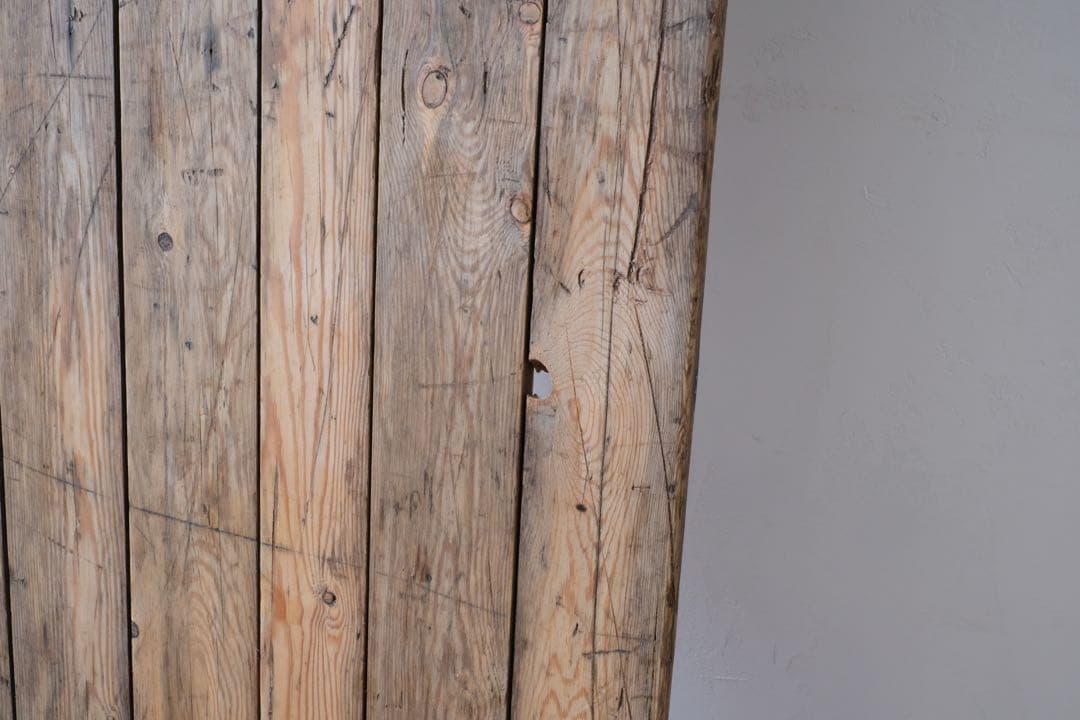 ヴィンテージ　テーブル アトリエテーブル　剥離 コンソール 飾り台 店舗什器