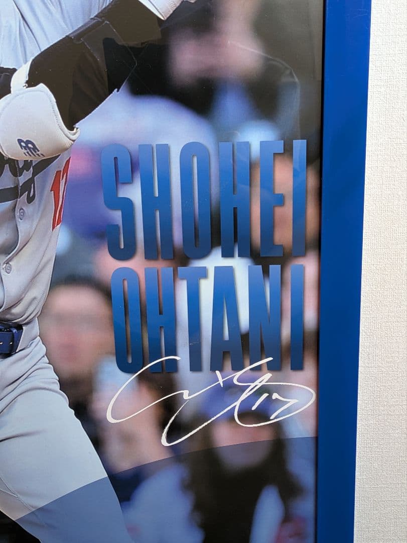 大谷翔平選手、2025年カレンダー、ドジャース、ＭＬＢ、永久保存版、額・箱付