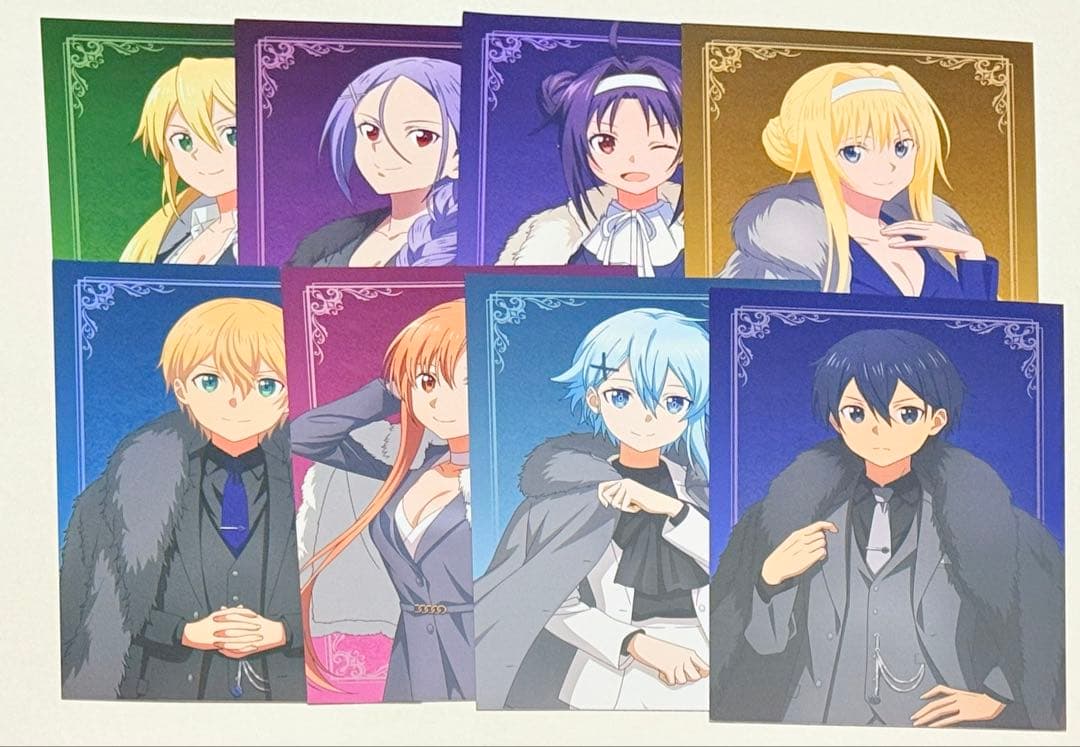 ソードアートオンライン SAO ポストカード 特典 毛皮コート×スーツ AGF