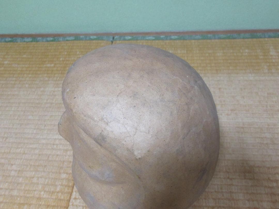 大正時代◆相州だるま/達磨 大だるま 張り子された状態 木製木型 高さ約28cm