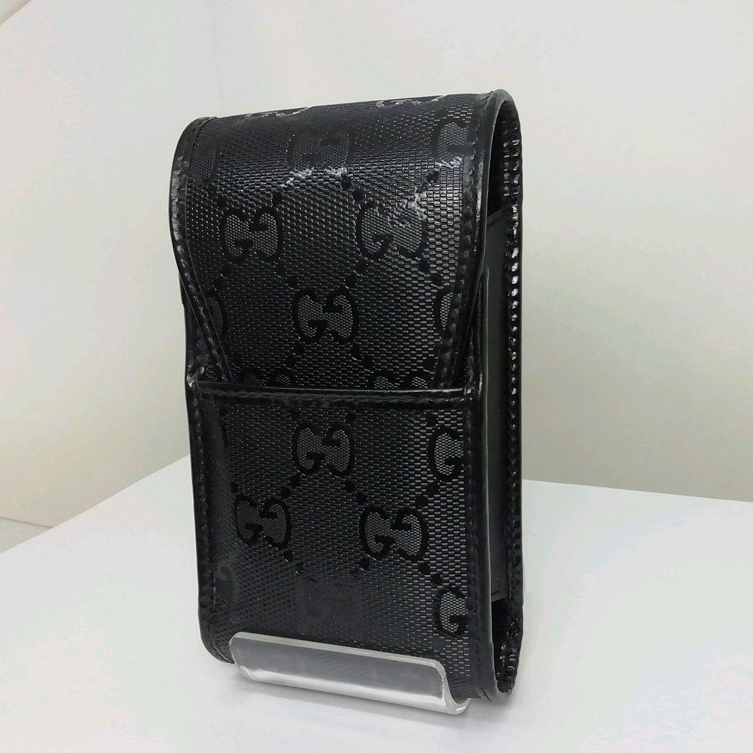 GUCCI　グッチ　インプリメ　ブラック　シガレットケース　タバコ入れ