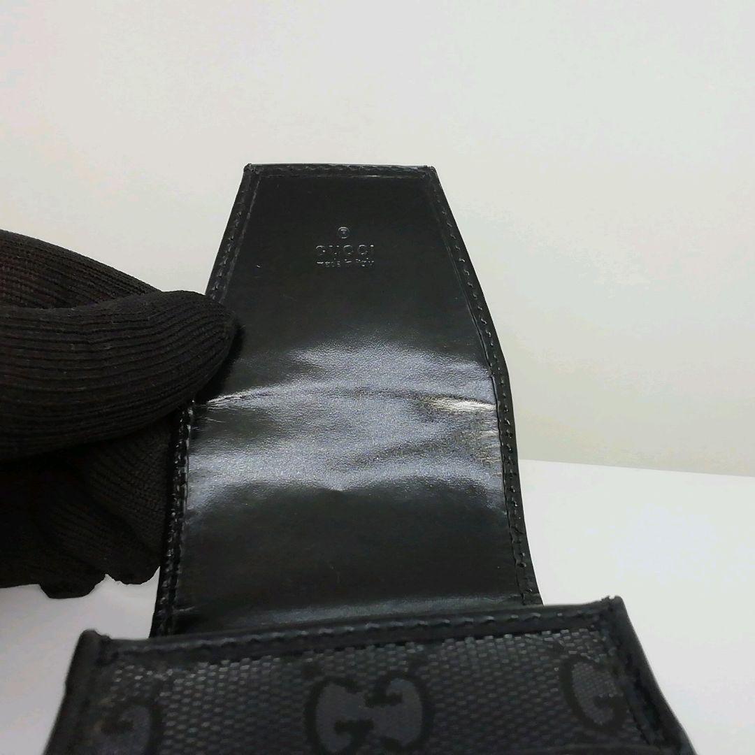 GUCCI　グッチ　インプリメ　ブラック　シガレットケース　タバコ入れ