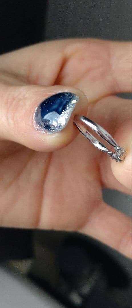 PT900ダイヤモンドピンキーリング