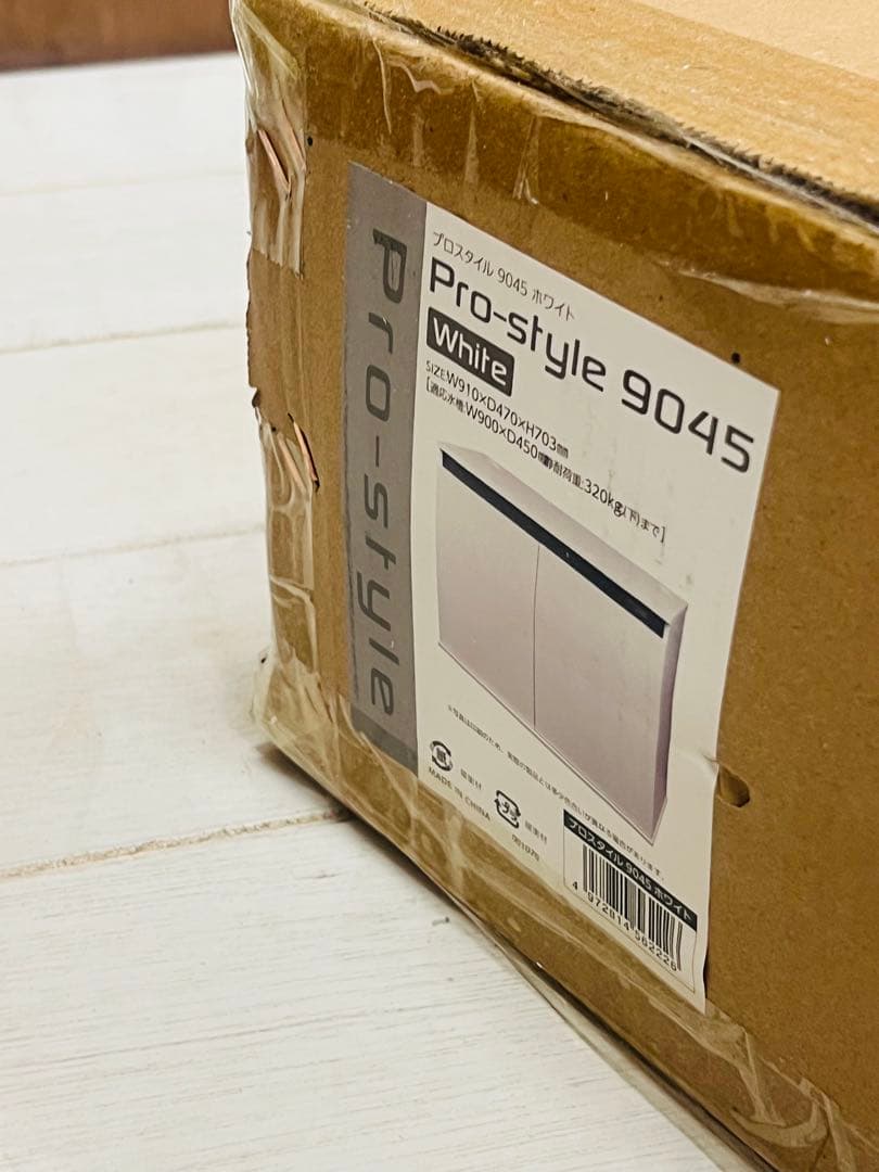 1セット限定　クリア＆ホワイト900レギュラーサイズ　オーバーフロー水槽セット