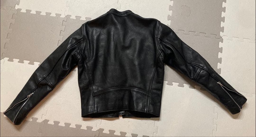 Vanson ブラック レザー シングルライダース　38 コメット