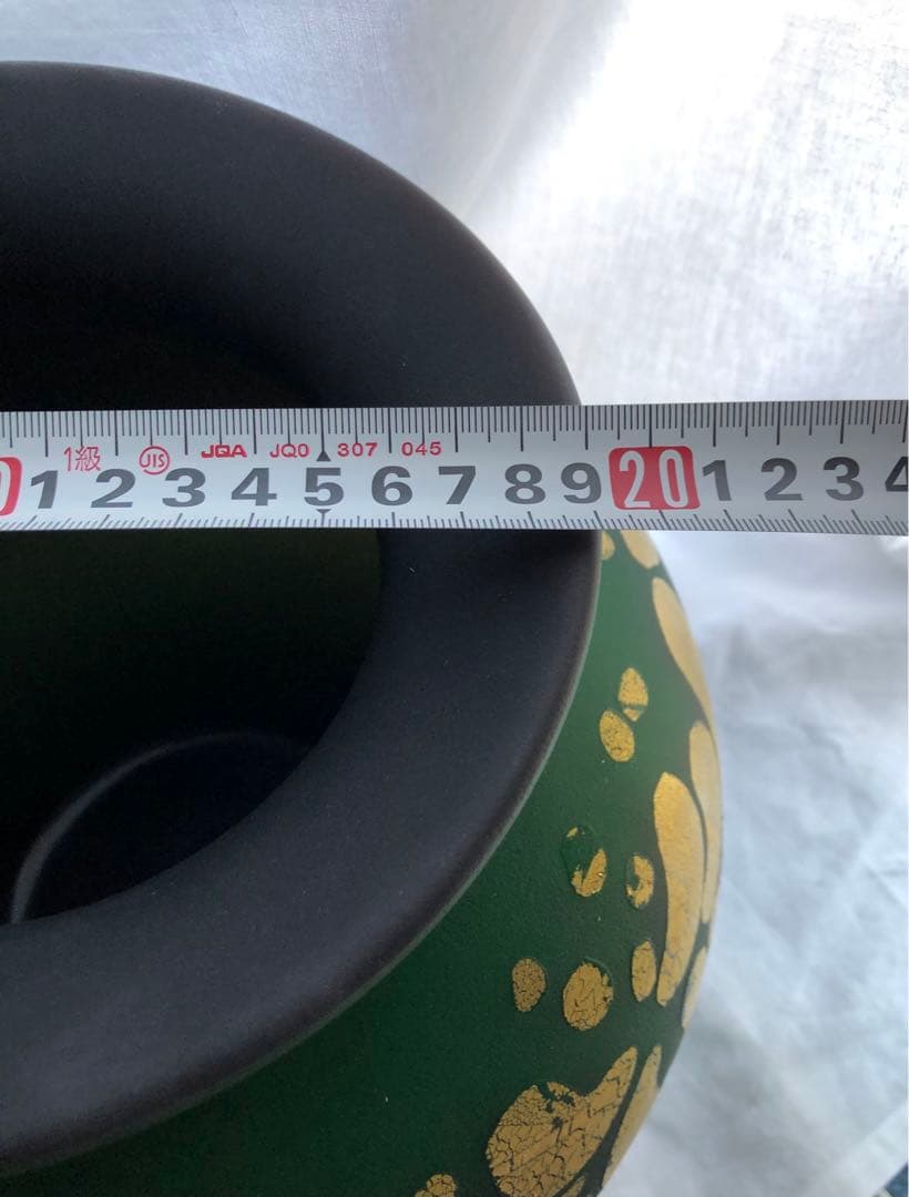 ●骨董品●壺●花器●ガラス●河口馬次郎作