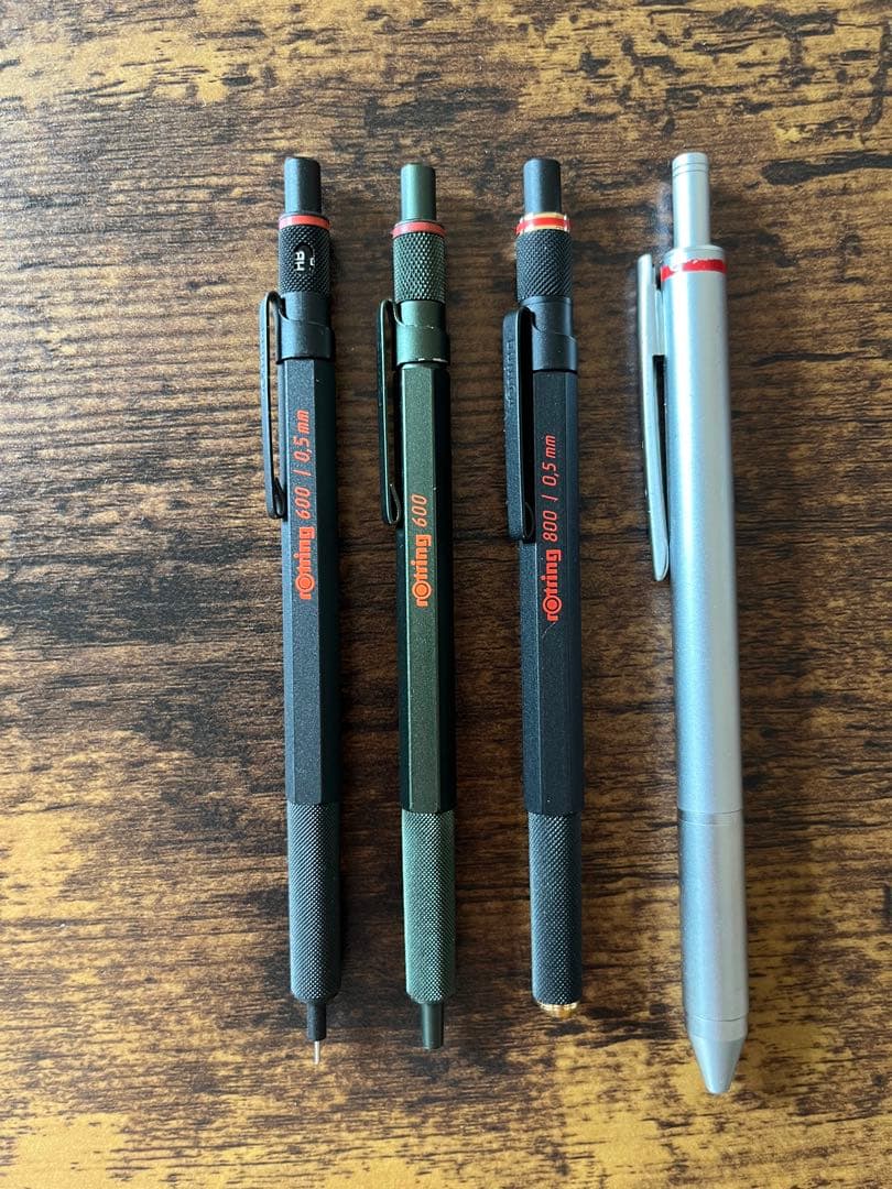 筆記具 rotring600 rotring800 rotringTrio-pen