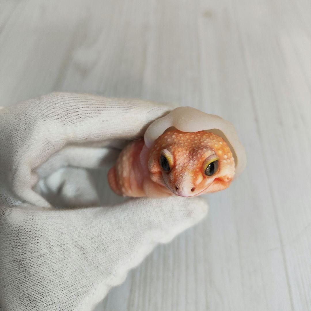 新年企画【動物の惑星】★ヒョウモントカゲモドキ（脱皮版）88体限定! フィギュア