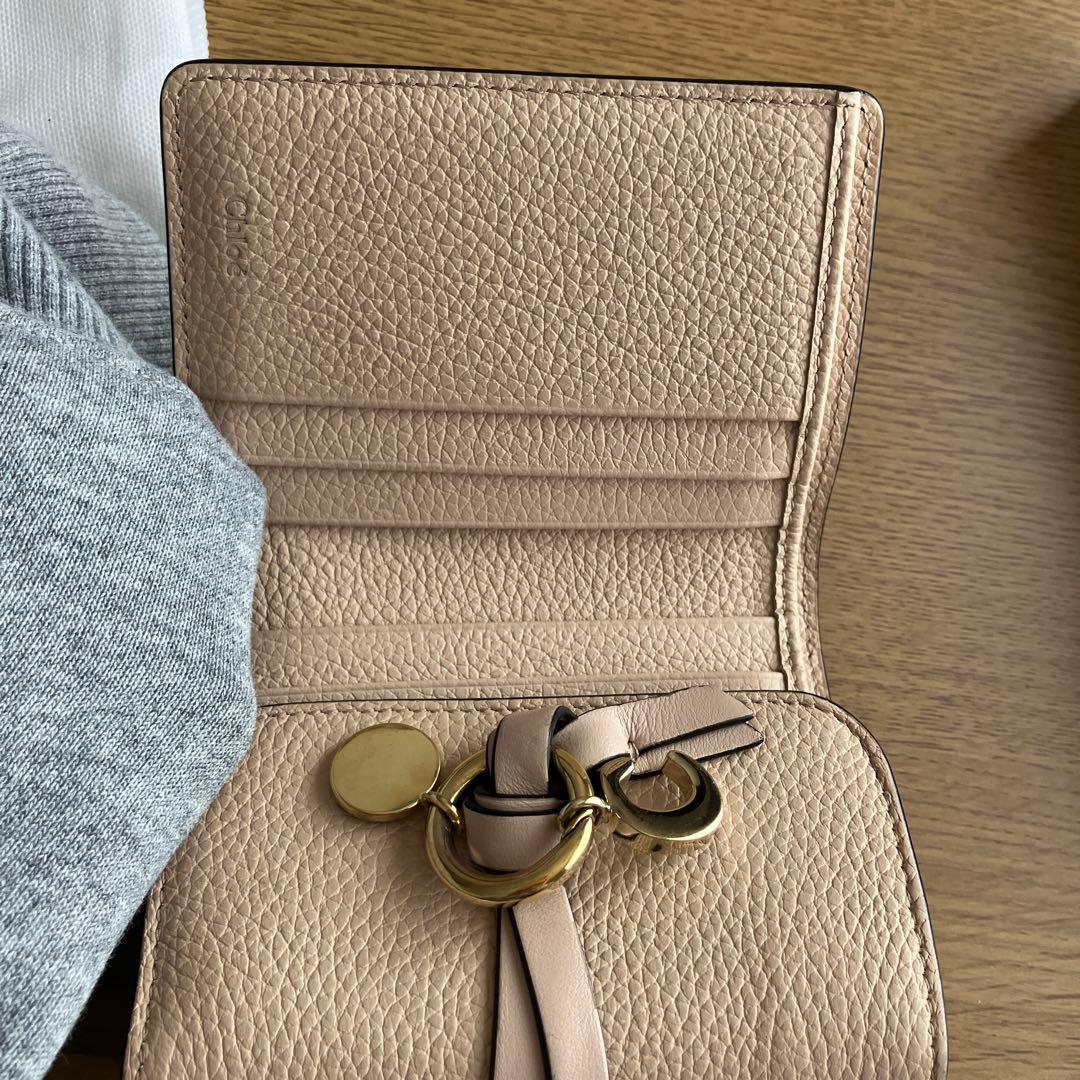 Chloé 三つ折り財布 ベージュ