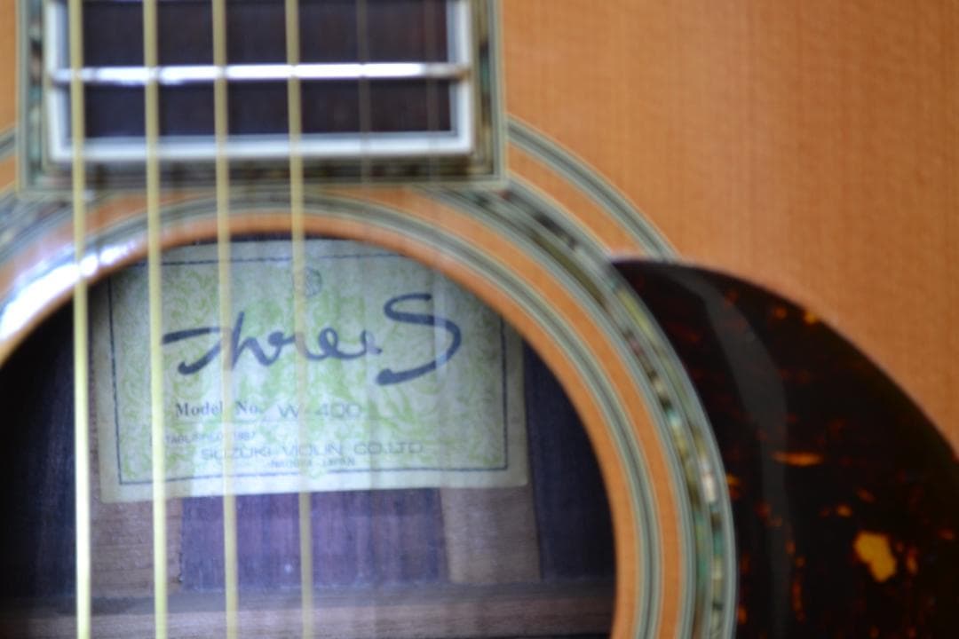 鈴木バイオリン Three S W-400 アコギ ハードケース付き整備済み