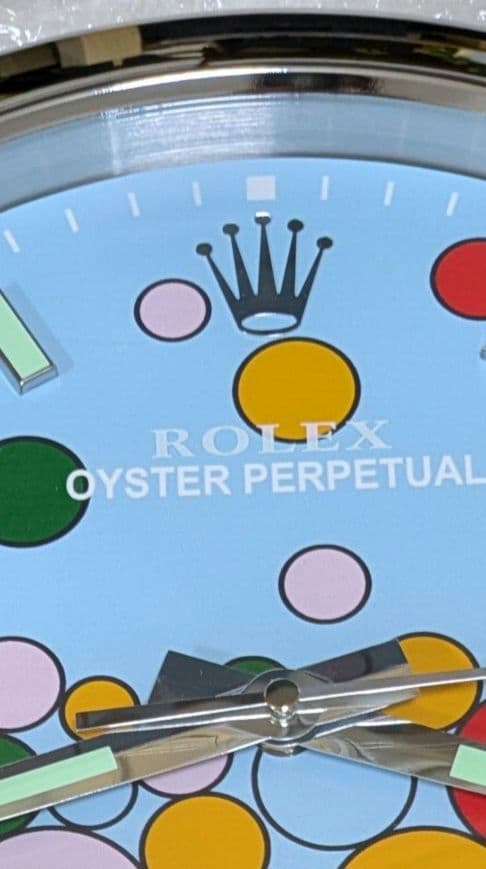新品　オイスターパーペチュアル　セレブレーション　ロレックス　掛け時計　非売品