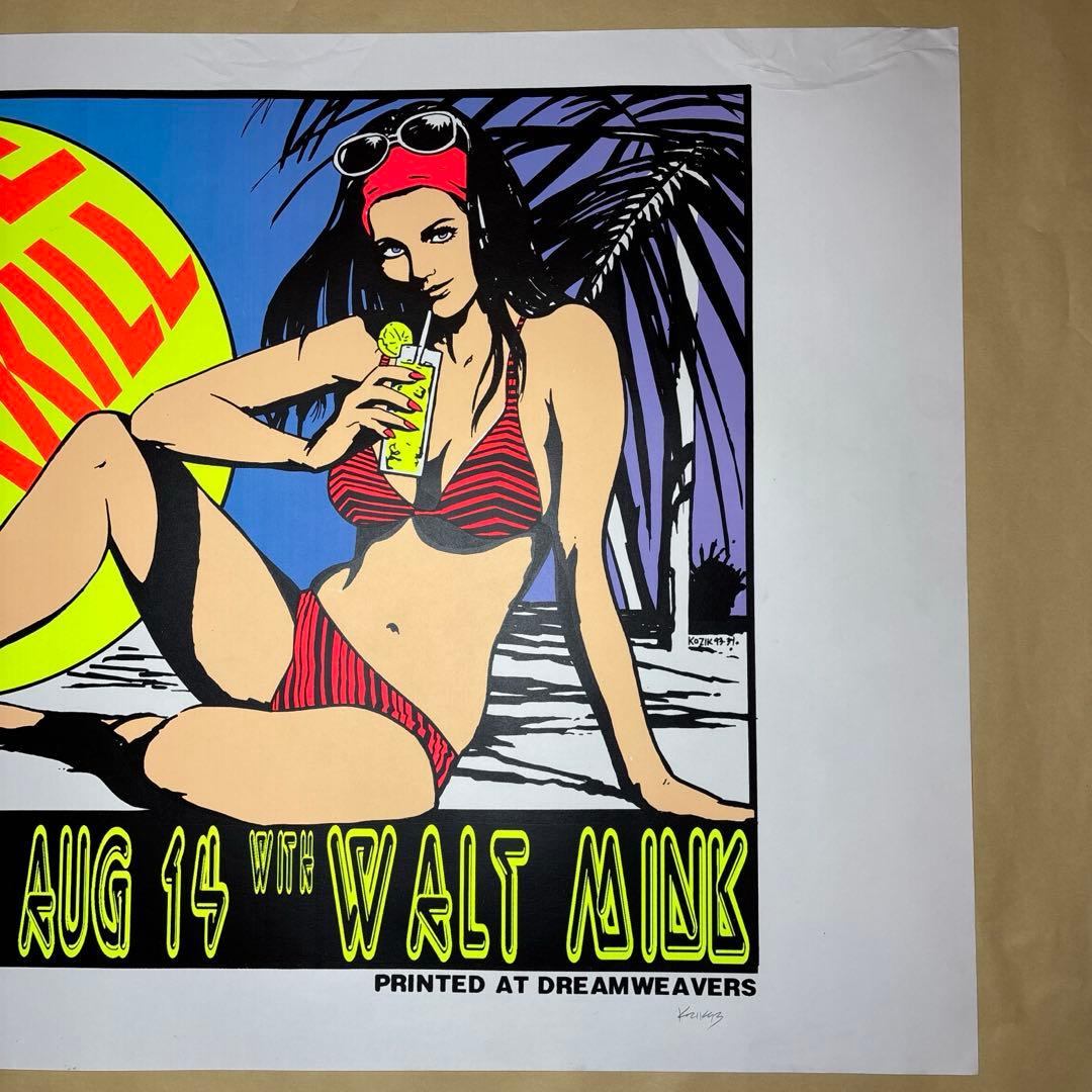 KOZIK URGE OVERKILL シルクスクリーンポスター