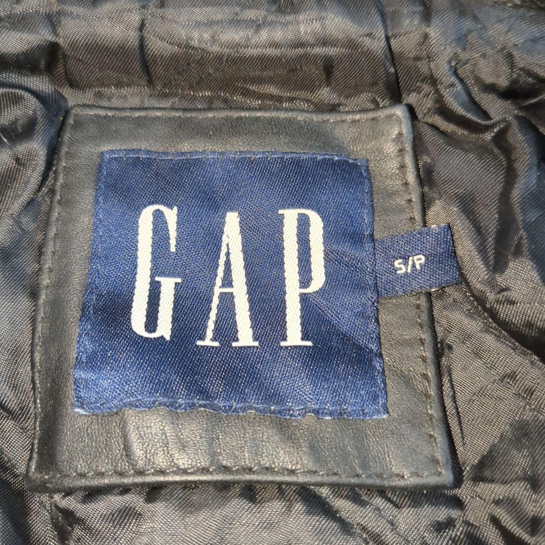 美品 オールドギャップ レザージャケット ブルゾン 牛革 Sサイズ ブラック