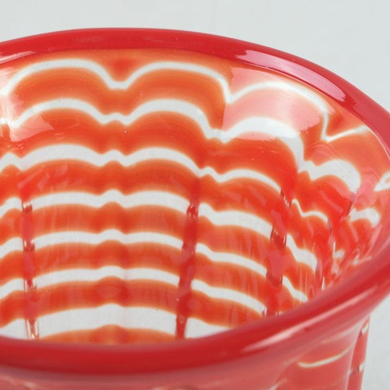 ガラス工芸　岩田久利作　ガラス飾壷　共箱　V　9589