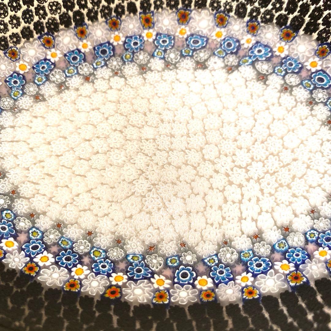 ベネチアンガラス ミルフィオリ 小皿 ムラーノガラス ヴェネチアンガラス