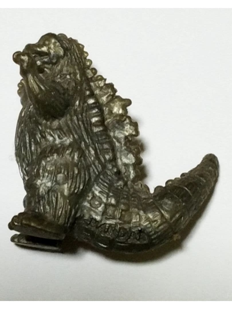 骨董品　非売品　懸賞1等　シルバーコーティング　フィギュア　ゴジラ