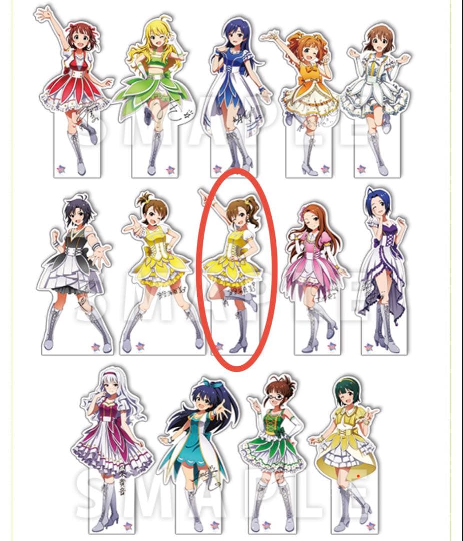 アイマス10thLIVE開催記念商品「ステージ衣装POP」等身大パネル