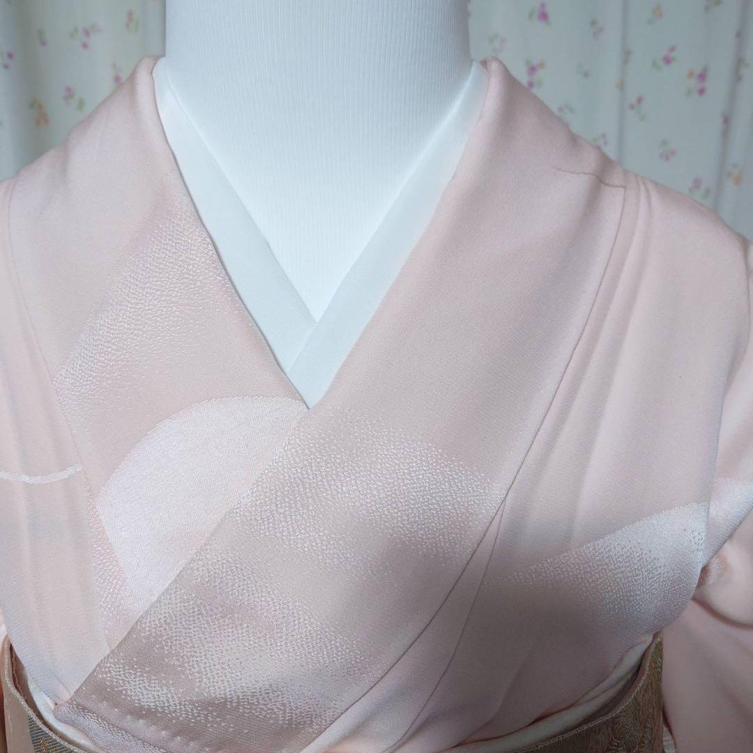 フ9992 未使用　目立つ汚れなし　袷　正絹　訪問着　フルセット