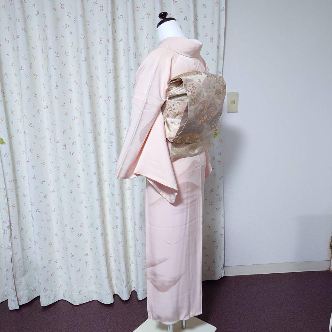 フ9992 未使用　目立つ汚れなし　袷　正絹　訪問着　フルセット