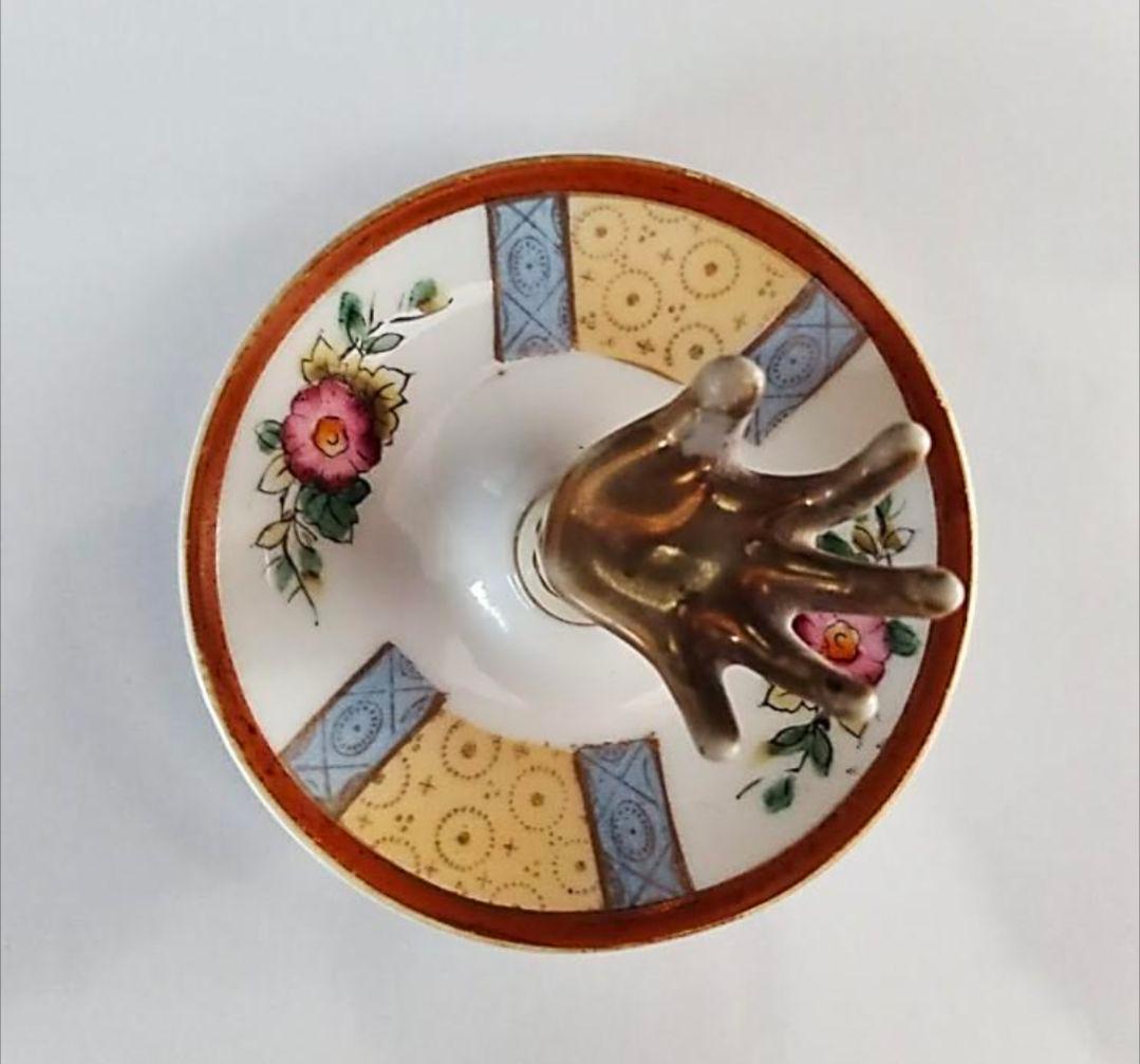 オールドノリタケ リング ホルダー 和風プレート 1911年