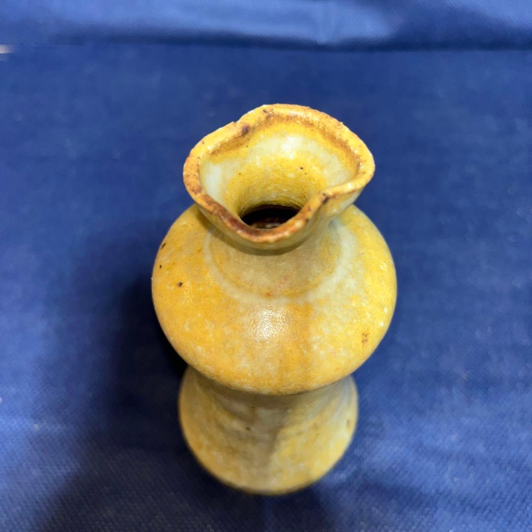 花入／奥田達雄作／笠間焼／伊羅保