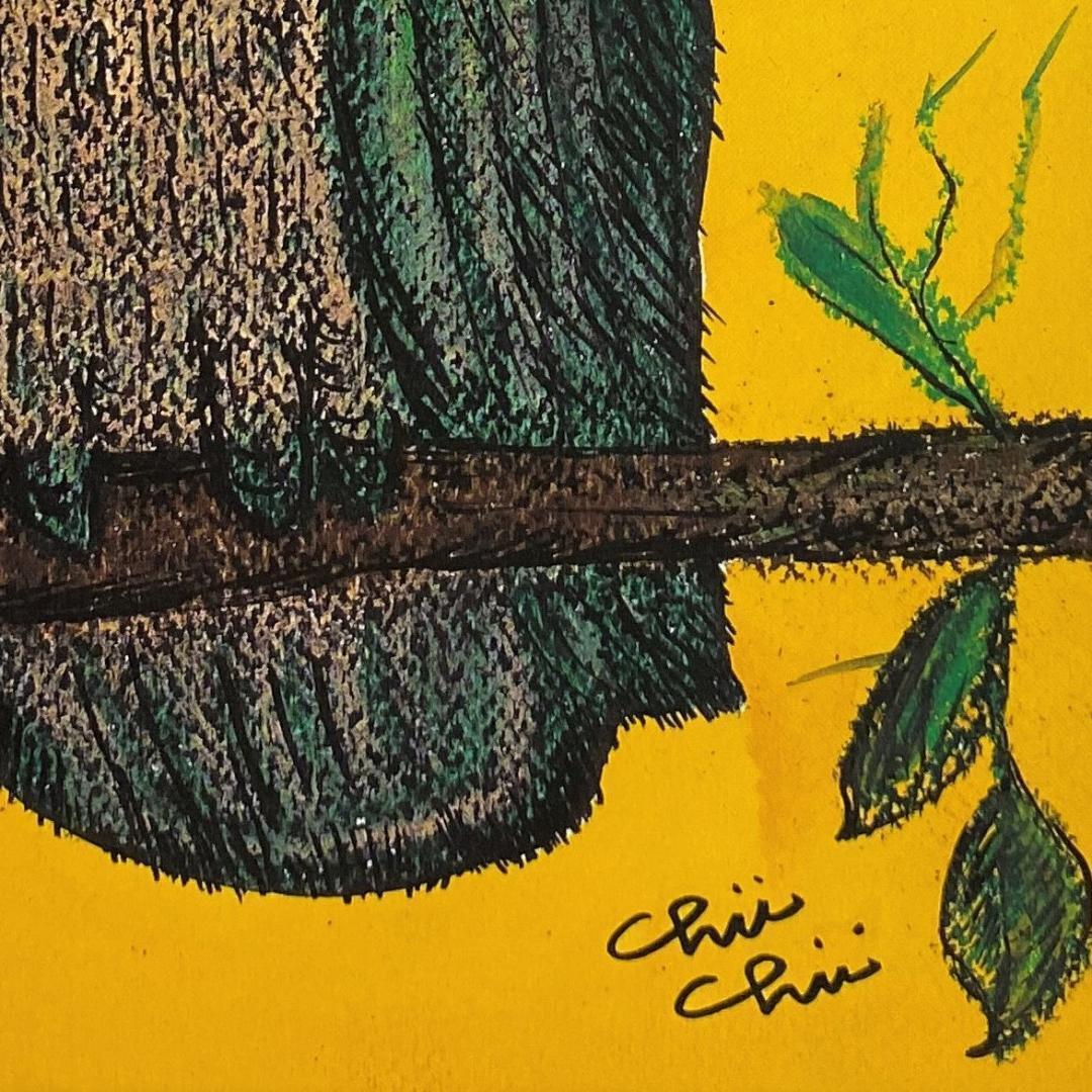 地井武男、【泣いたらあかん】、希少な額装用画集より、新品額装付