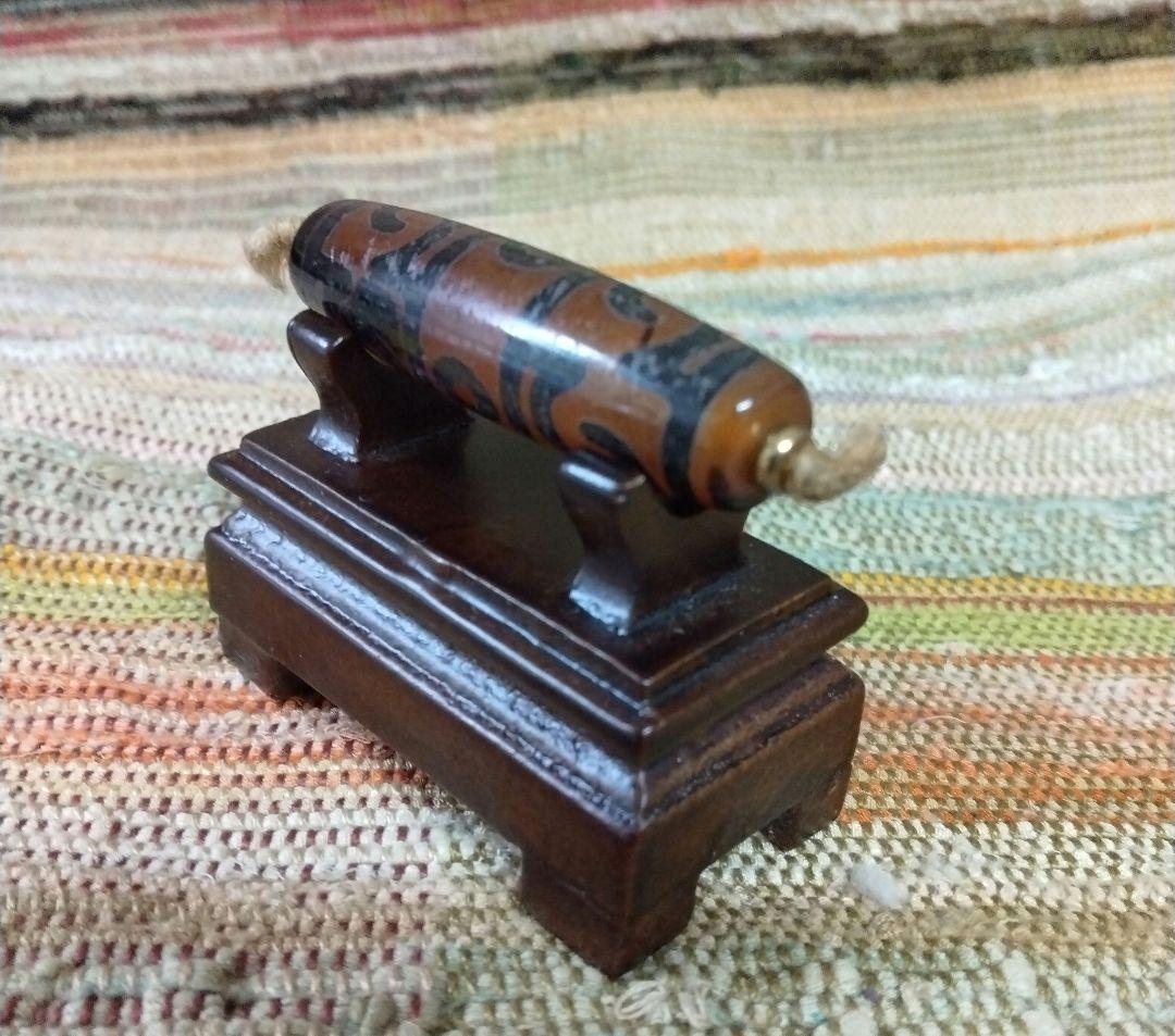 361天珠　蓮師法器天珠　紅玉髄　dzibeads！