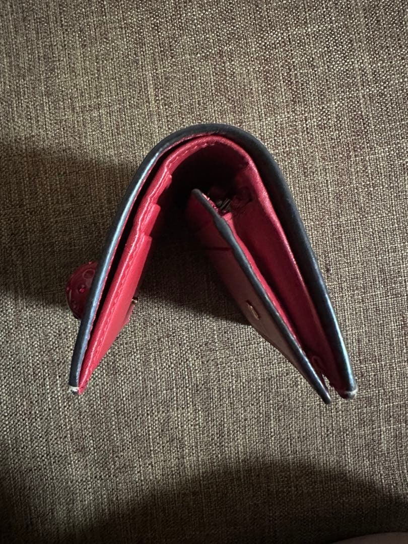 GUCCI チェリー装飾 二つ折り財布