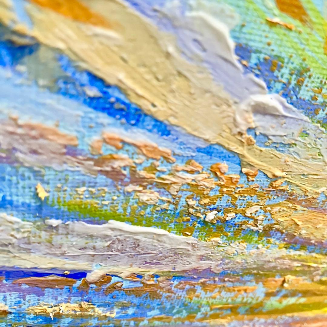 sunset＊4号キャンバス　絵画　原画　風景画　海　夏　ハワイ　沖縄