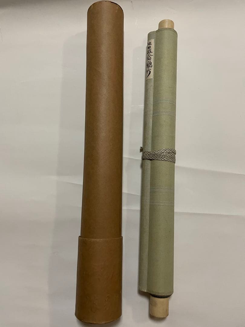 池田政喬作　竹鶴図　掛軸茶掛　肉筆