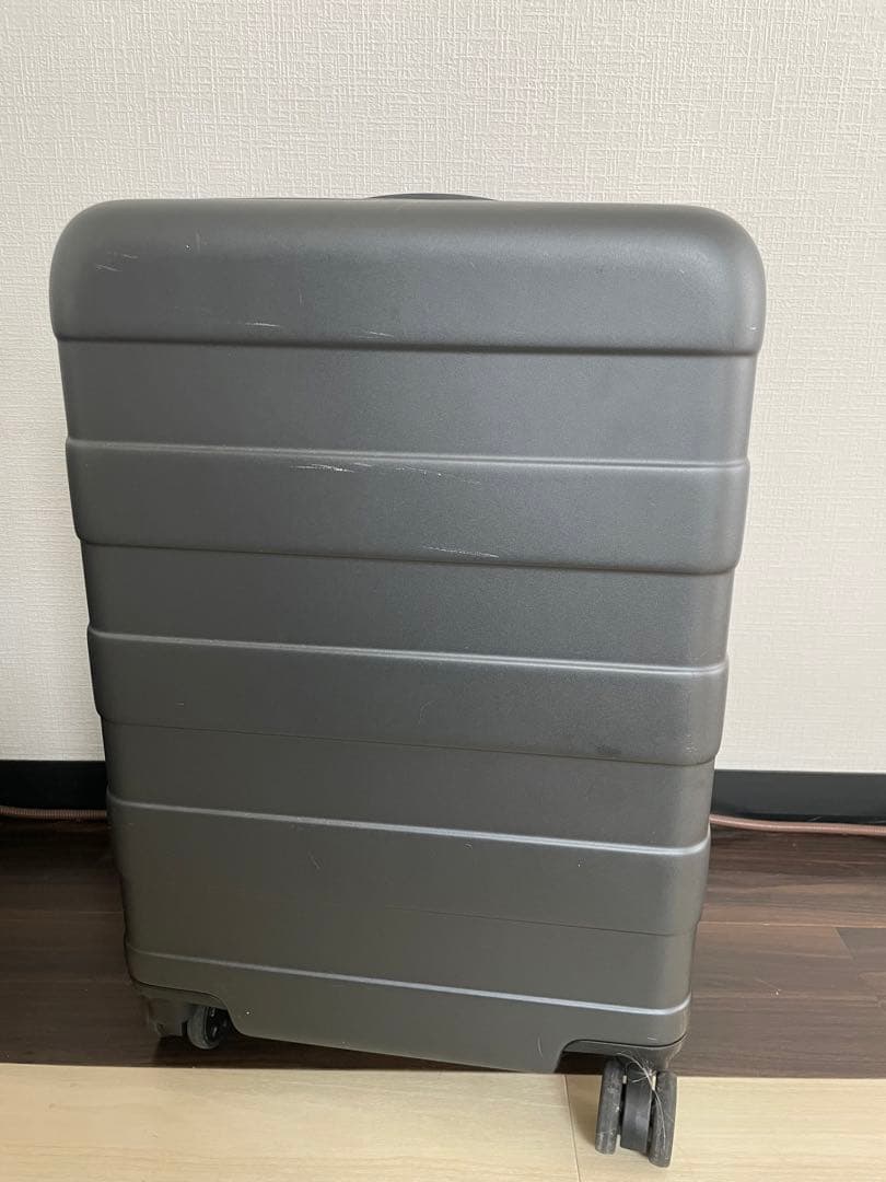 [ 8Q8  ] 無印良品 MUJI キャリーケース 36L ダークグレー