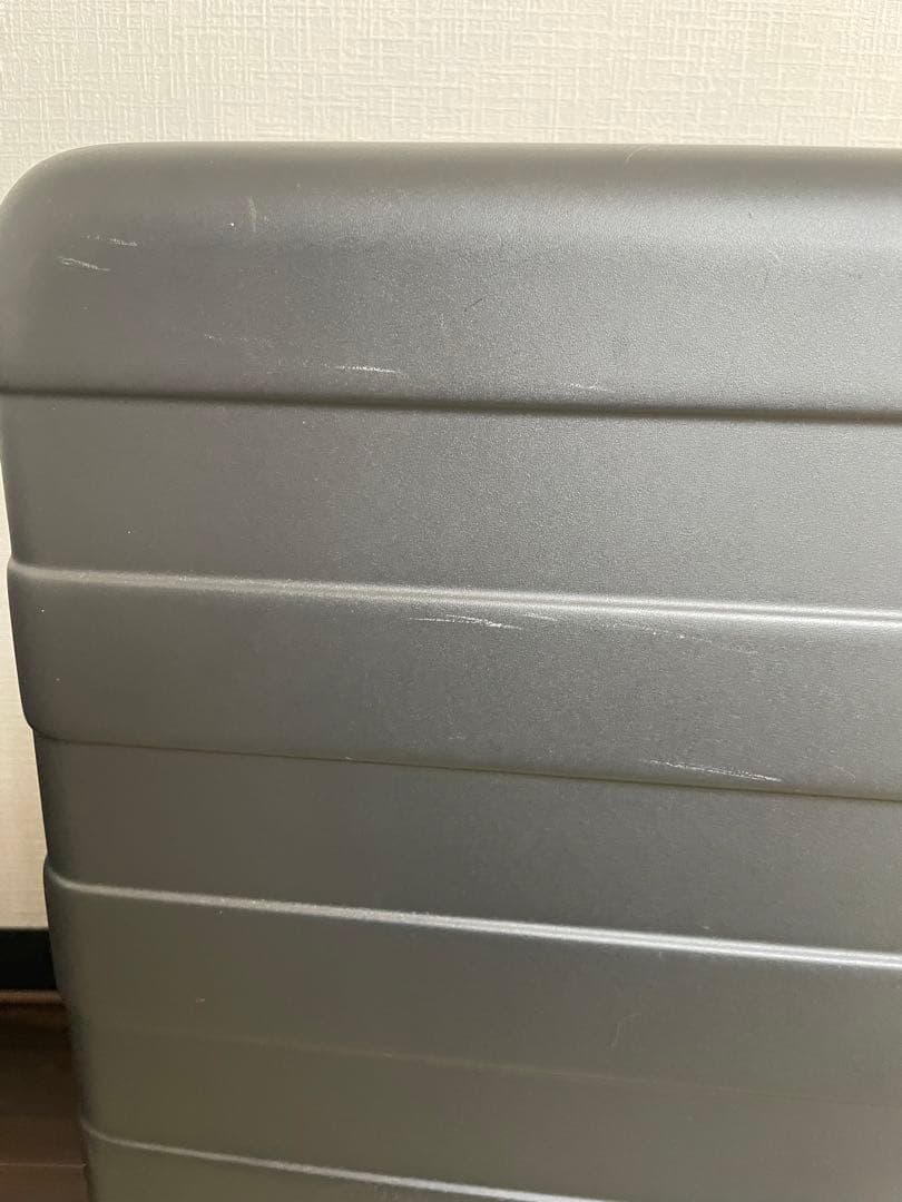 [ 8Q8  ] 無印良品 MUJI キャリーケース 36L ダークグレー