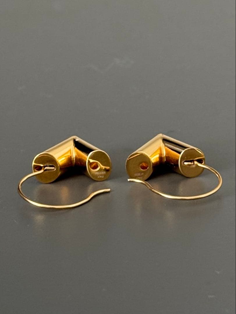 ルイヴィトン ピアス フープ エッセンシャルV ゴールド 美品