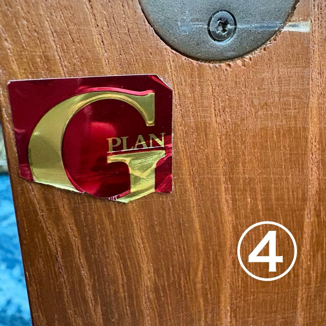 値下げ　G-planコーナーキャビネット4点　チーク　ビンテージ　引き取り歓迎